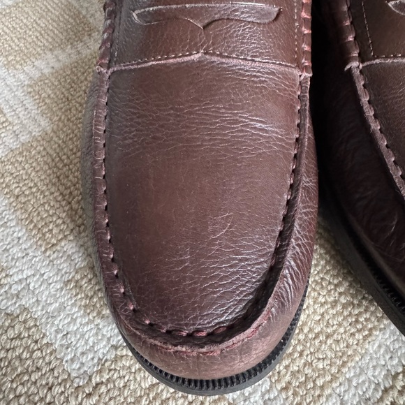 Rockport Leather Penny Loafers Brown Comfort Dress Shoes Size 10.5 - Picture 12 of 15